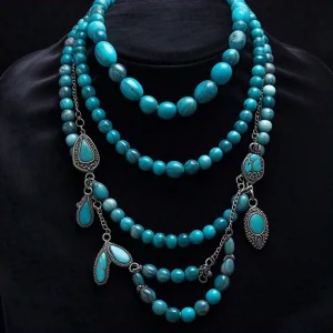 4 Strand Turquoise Necklace