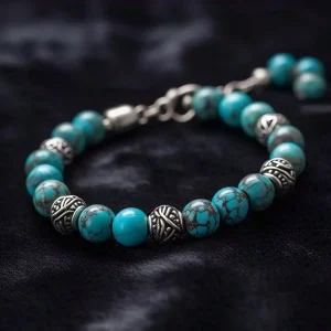 Turquoise & Silver Bracelet